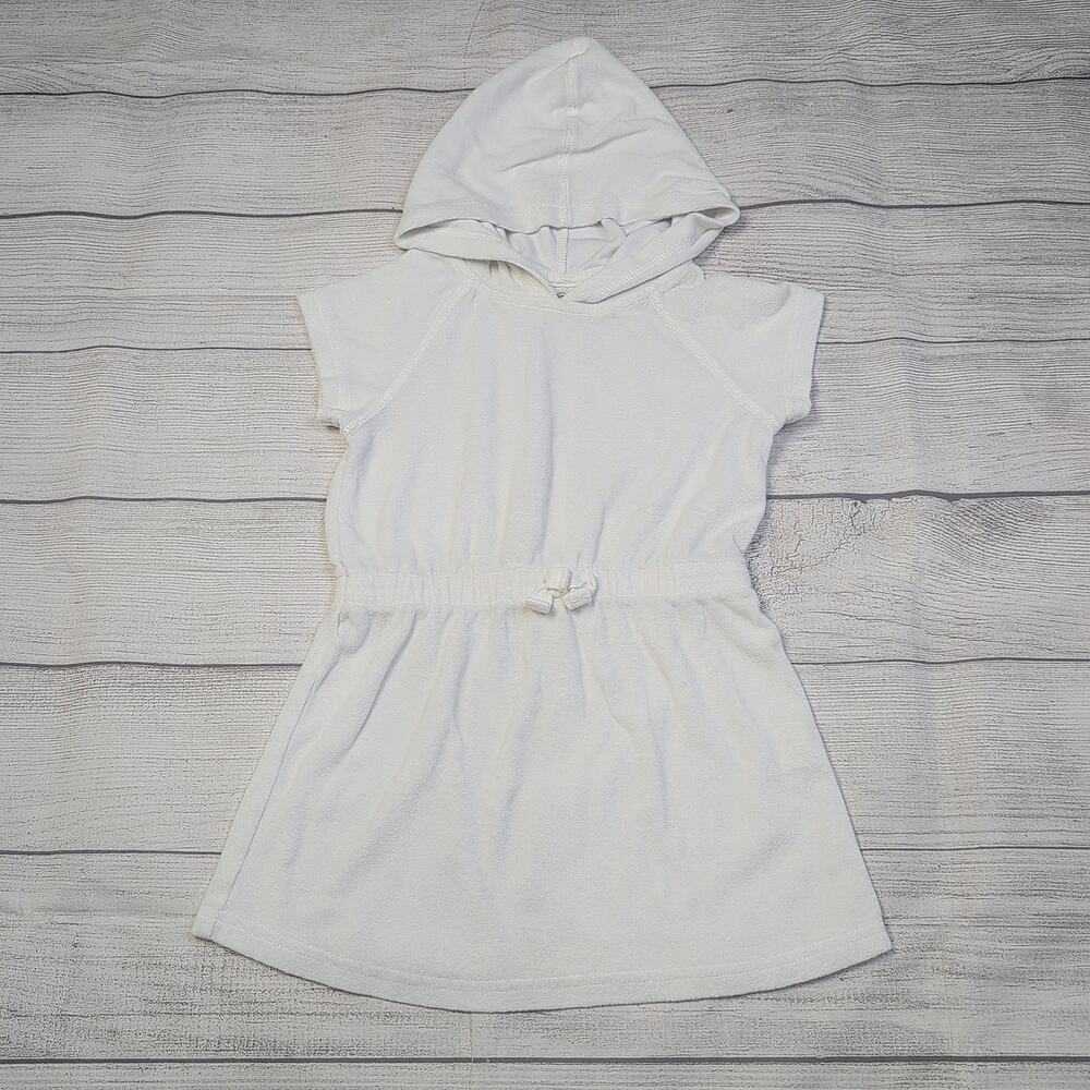 4 Hanna Andersson White Hooded Terry Cover-Up